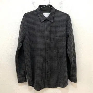 일본제 컬리앤코 CURLY&Co. 마이크로 패턴 체크 셔츠