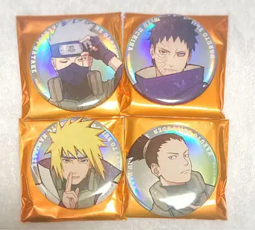 NARUTO 베이스야드 캔뱃지 카카시 오비토 미나토 시카마루 2