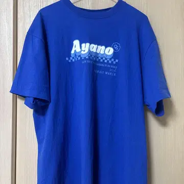 Ayano 로고 파랑 XL T셔츠