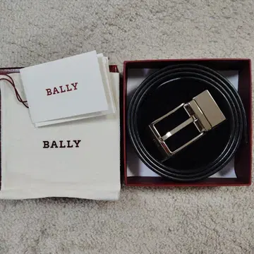 BALLY 가죽 벨트 블랙 사이즈 110cm