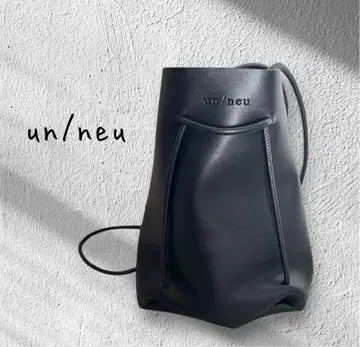 미사용품 un/neu 안노이 숄더 백 블랙