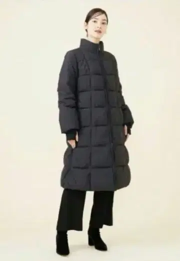 초콜릿 퀼트 다운 M 사이즈