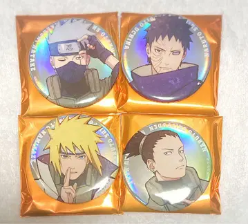 NARUTO 베이스야드 캔뱃지 카카시 오비토 미나토 시카마루 3