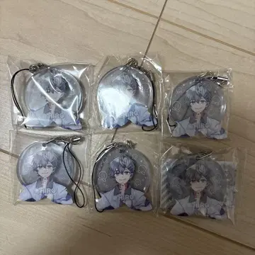 컬러풀 피치 히로 주얼 아크릴 키링