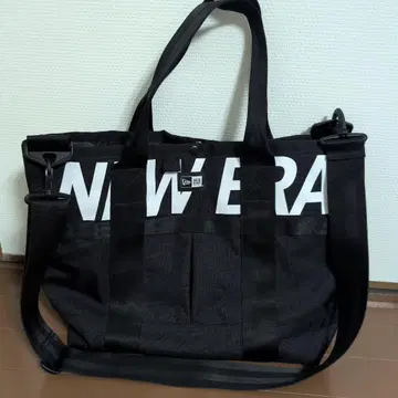 NEW ERA 블랙 토트백 2WAY