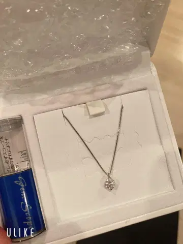 실버 0.495ct 다이아몬드 목걸이