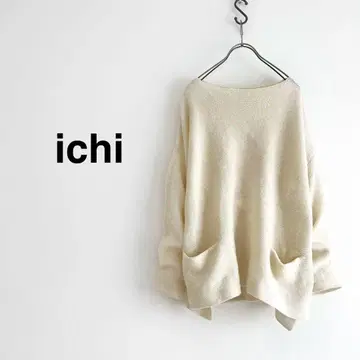 ichi 보트넥 니트