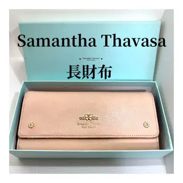 Samantha Thavasa Petit Choice 꽃무늬 장지갑 핑크