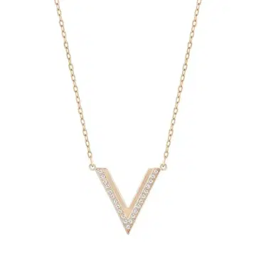 스와로브스키 Delta small 목걸이 V자