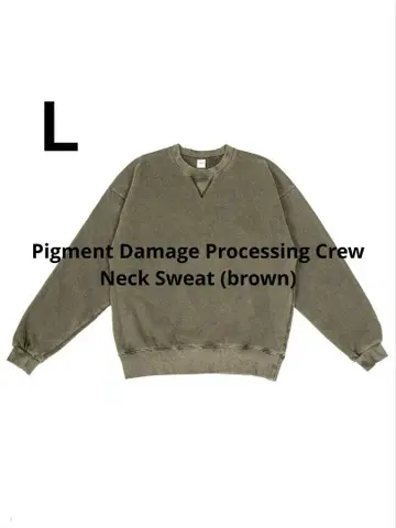 OVY Pigment 크루넥 스웨트 상품 설명 필독