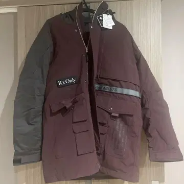 나노 유니버스 버건디 다운 자켓 L