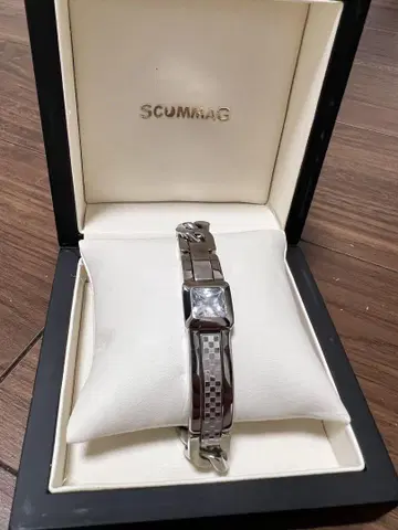 SCUMMAG 스테인리스 스틸 체인 팔찌