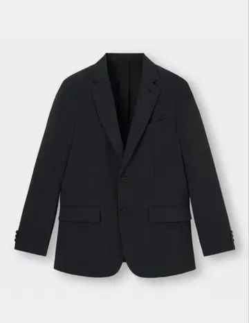 GU 워셔블 테일러드 자켓 SW 블랙 XL 사이즈