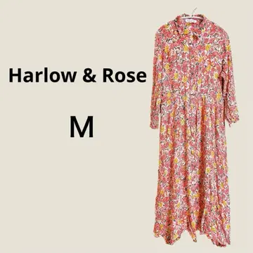 Harlow & Rose M 꽃무늬 롱 원피스