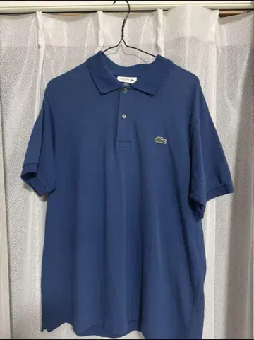 LACOSTE 네이비 피케 셔츠 M