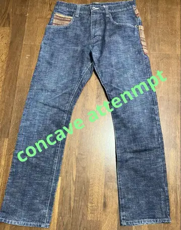 CNCV 미노 산업 concave attenmpt 스트레이트 데님 팬츠