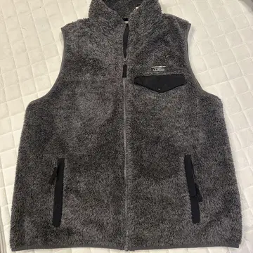 L.L.Bean 그레이 플리스 베스트 L 사이즈