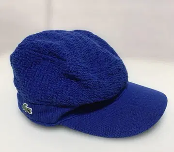 LACOSTE (라코스테) 니트 헌팅 캡 블루 프리 사이즈
