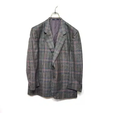 DAKS 닥스 테일러드 자켓 울 체크 무늬 LL