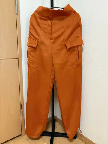 LILY BROWN 오렌지 와이드 팬츠