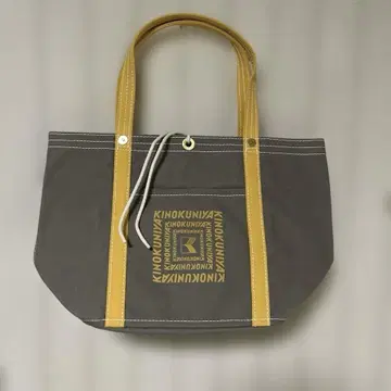 미사용 새상품! 기노쿠니야 x 신잔로 캔버스 콜라보 토트백