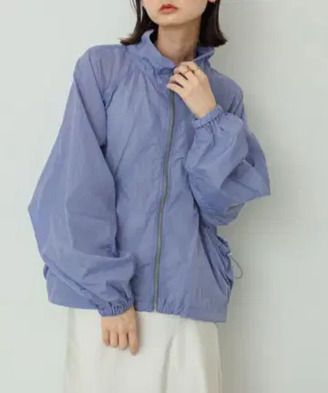SENSE OF PLACE 시어 나일론 블루종 블루