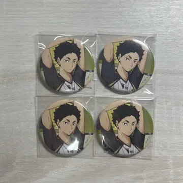 하이큐 아카아시 케이지 주장 부주장 페어 캔뱃지