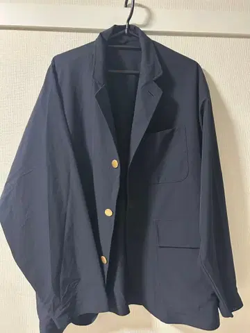 BEAMS 네이비 블레이저 자켓 발수