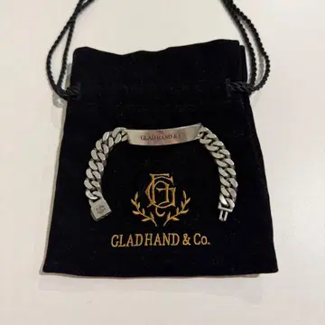 GLAD HAND & Co. 실버 체인 팔찌