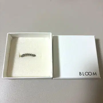블룸 실버 로듐 도금 큐빅 지르코니아 이터니티 반지 1호