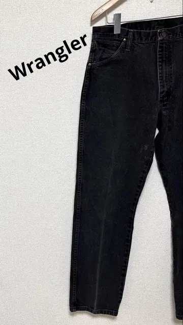 스트레이트 블랙 데님 청바지 W36 L32