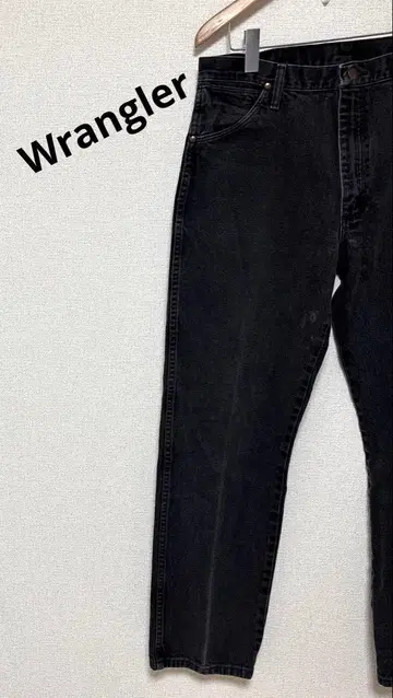 스트레이트 블랙 데님 청바지 W36 L32