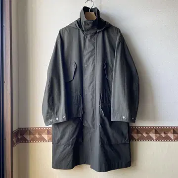 UniqloU 후디드 코트 56 Olive WOMAN S