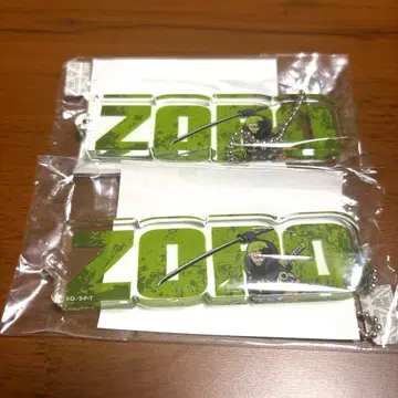 원피스 반다이남코 크로스 스토어 아크릴 네임 블록 조로