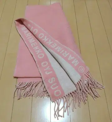 marimekko 마리메꼬 스톨 대형 핑크 숄 머플러