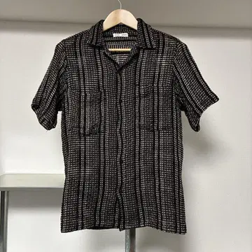 cmmn swdn 코먼 스웨덴 니트 셔츠 린넨 시어