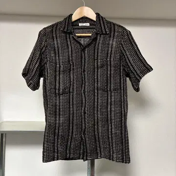 cmmn swdn 코먼 스웨덴 니트 셔츠 린넨 시어