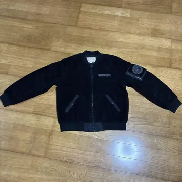 AVIREX 플리스 자켓 XL 블랙