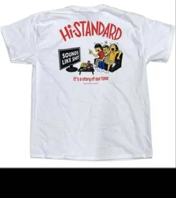 Hi-STANDARD SLS TEE 화이트 XL
