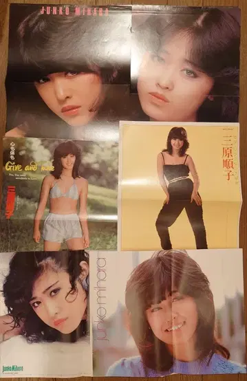 미하라 준코 핀업 포스터 6장