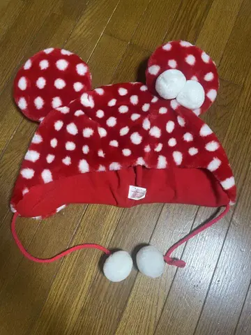 도쿄 디즈니 리조트 도트 귀도리 모자 58cm