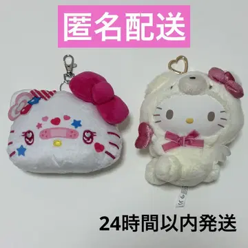 헬로키티 패스 케이스 인형옷 마스코트 곰