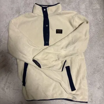 BURTON 플리스 자켓 M 크림색