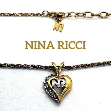 NINA RICCI 니나리치 하트형 크리스탈 스톤 펜던트