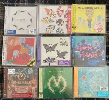 Mrs. GREEN APPLE 초회 한정판 CD 9장