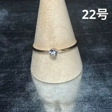 빈티지 패션 반지 골드 22호 싱글 볼 반지 얇은 반지