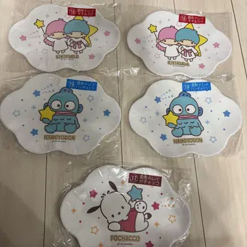 키키라라 한교동 포차코 플레이트 5장 세트