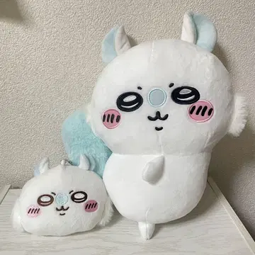 치이카와 (먼작귀) 모몽가 엉덩이 흔들흔들 BIG 봉제 인형 패스 케이스