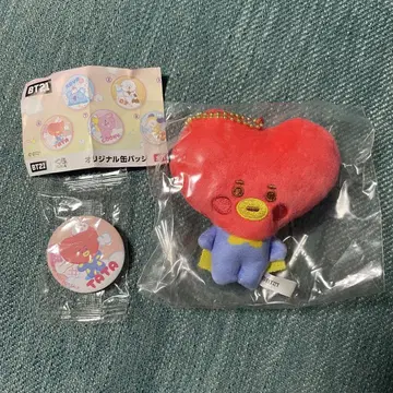 BT21 TATA 봉제 인형 쿠라스시 캔배치 세트