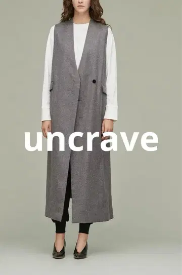 uncrave WHITE 수트 지레 원피스 그레이